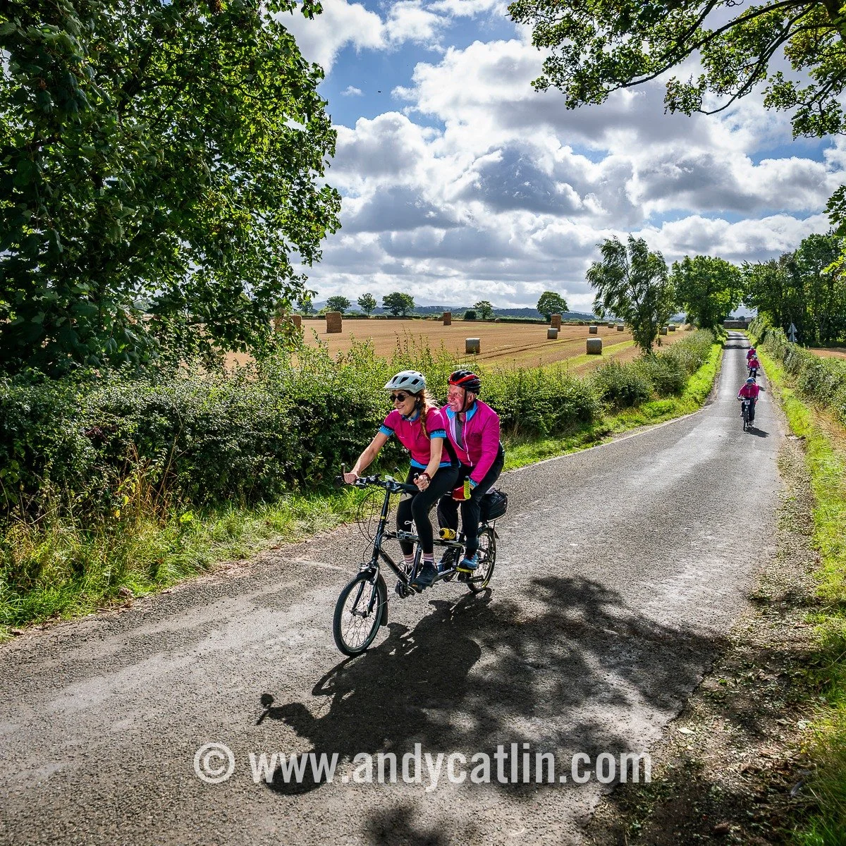 More bike fun today documenting VIE Velo's ride round West Lothian &amp; Queensferry in gorgeous autumn sunshine. VIE Velo have been enabling visually impaired and sighted people to share the joy of cycling since 2017 - find out more here: https://ww