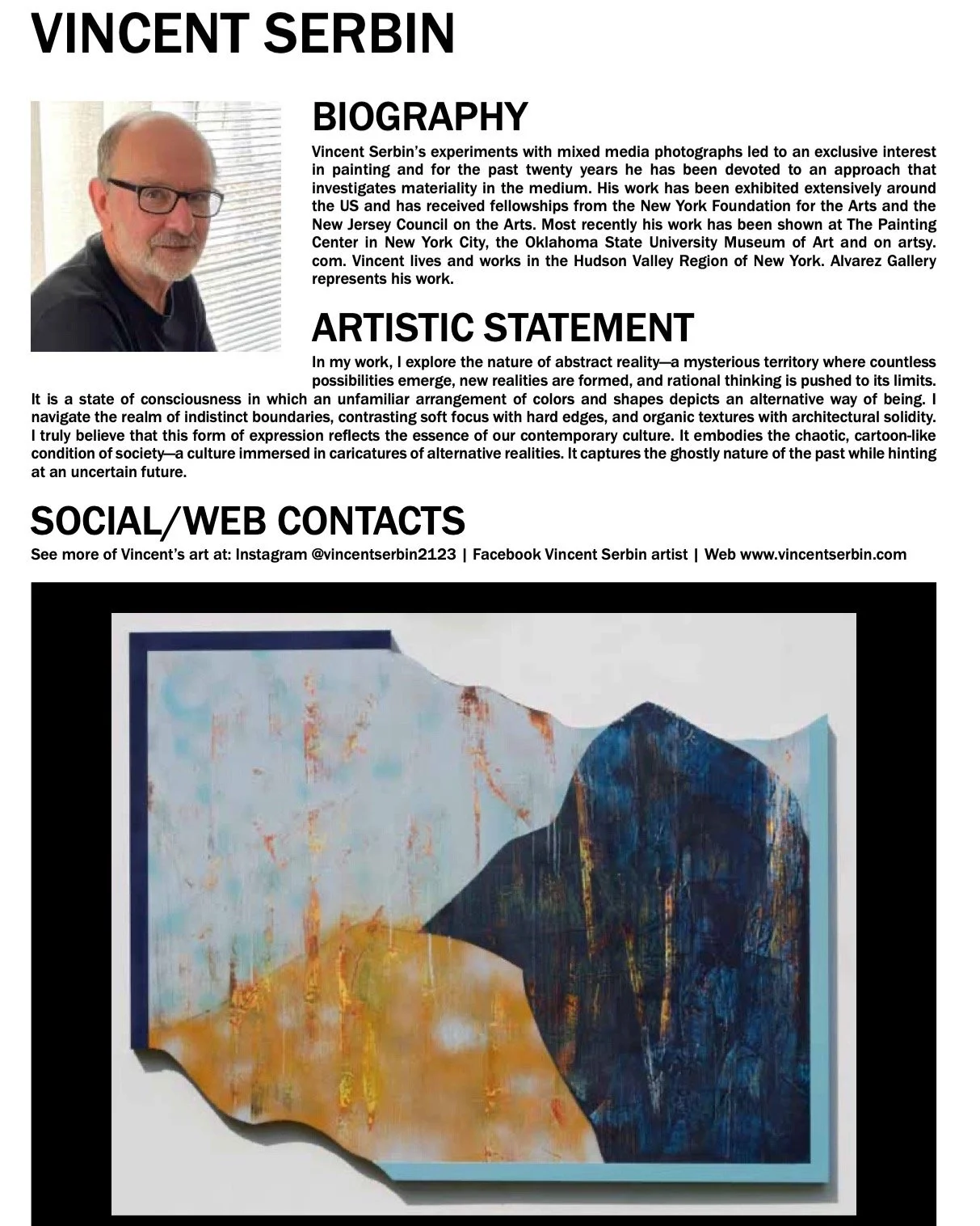 My paintings are currently featured in Abstractics: The Journal of Abstract and Nonrepresentational Art.