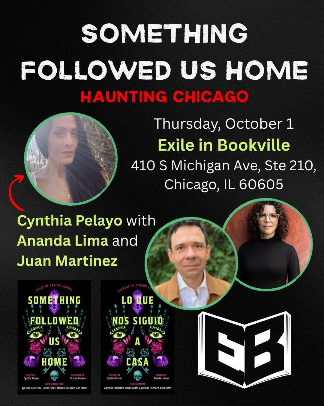 Authors on Tap: Cynthia Pelayo with Ananda Lima and Juan Martinez