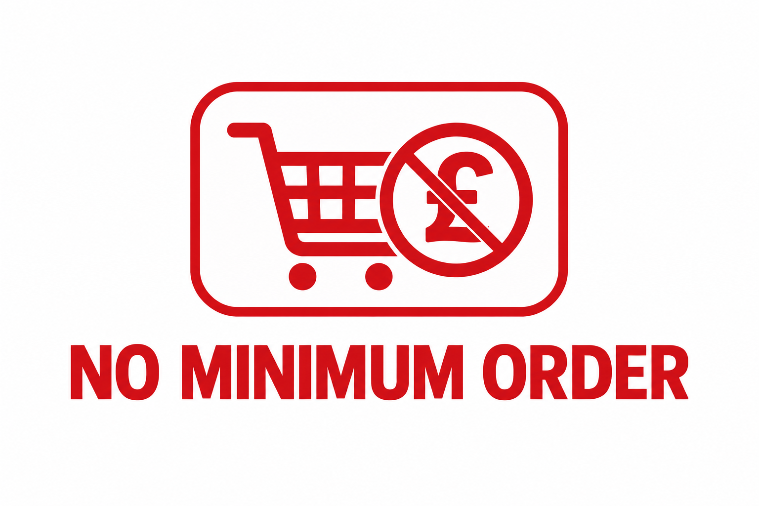 stock no minimum order