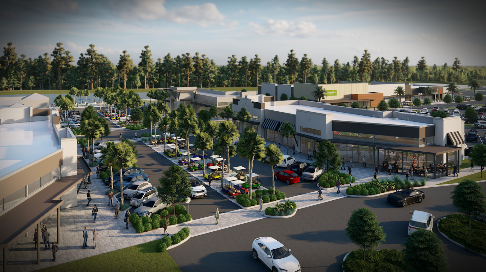 3D RENDERING OF THE EXPANDED NOCATEE TOWN CENTER