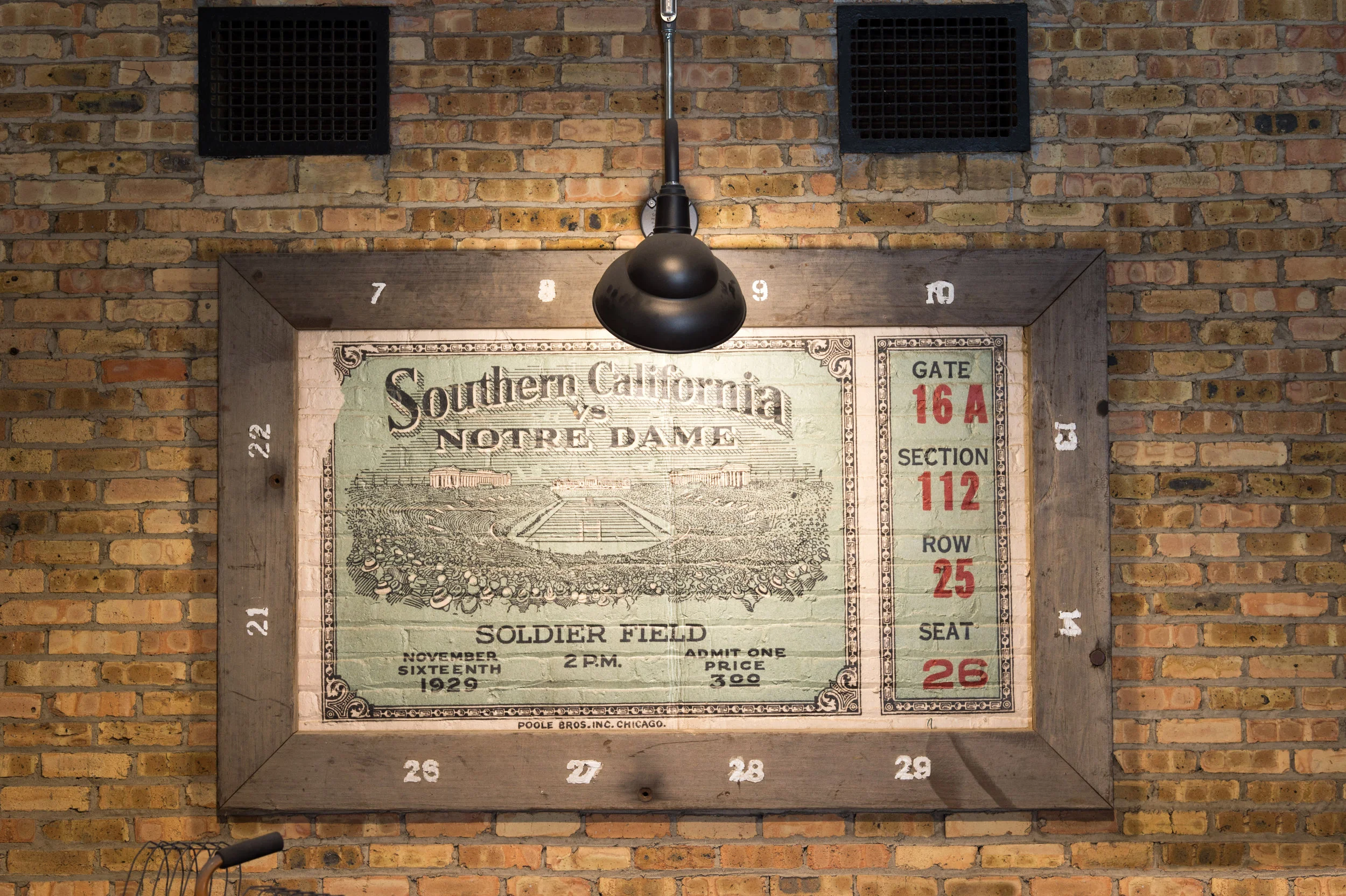 Ticket Signage with Bleacher Wood.JPG