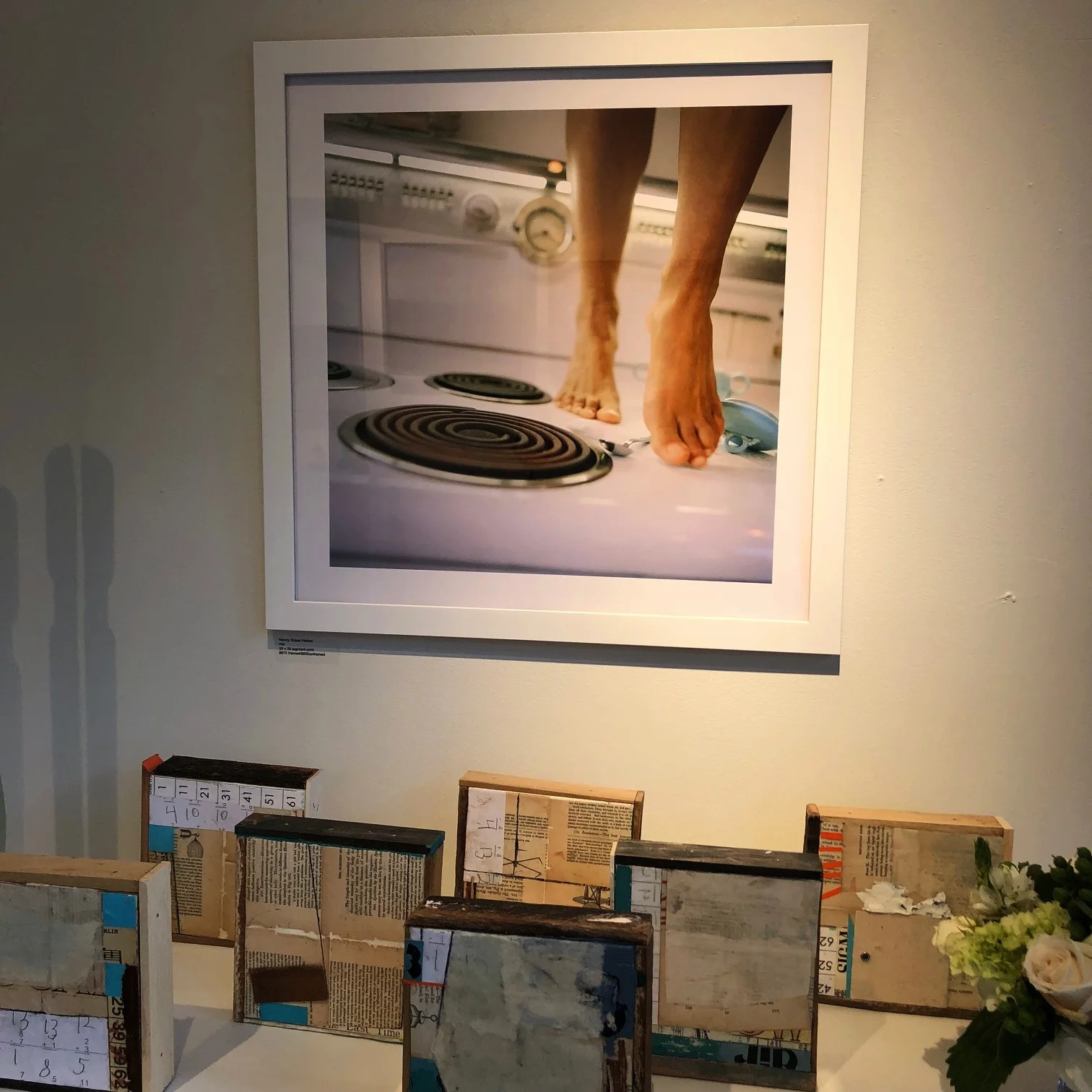 Hot by Nancy Grace Horton which was sold at Jessica Hagen's BYE BYE WINTER BLUES show in February. 20" x 20" pigment print