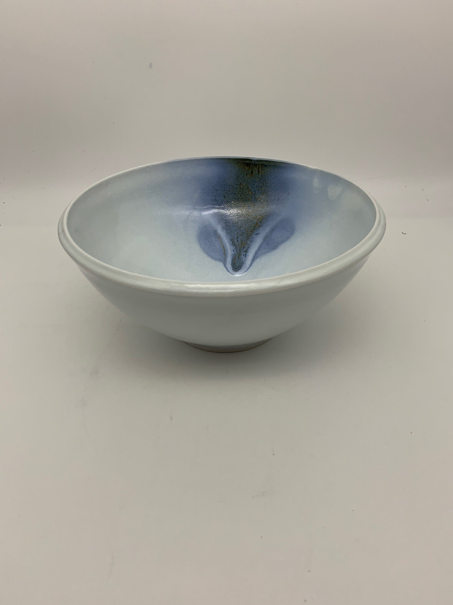 Blue &amp; white serving bowl