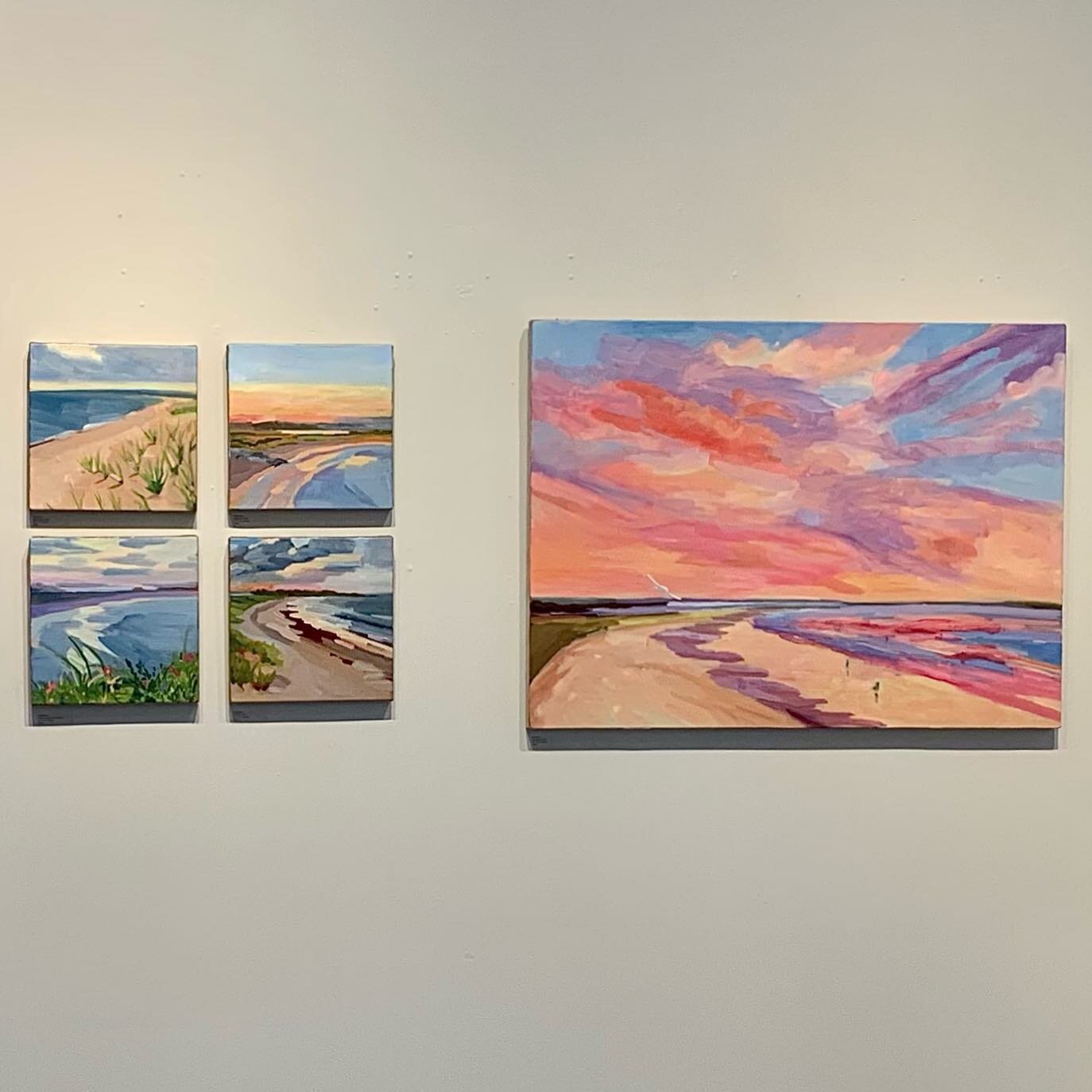 PLACES WE LOVE featuring paintings by Jill Madden &amp; Rob Diebboll on display through Sept 5th! The paintings posted here are all by Jill Madden and all are painted in Newport! The squares are 12&rdquo; x 12&rdquo; oil/ linen (note: top right 12&rd