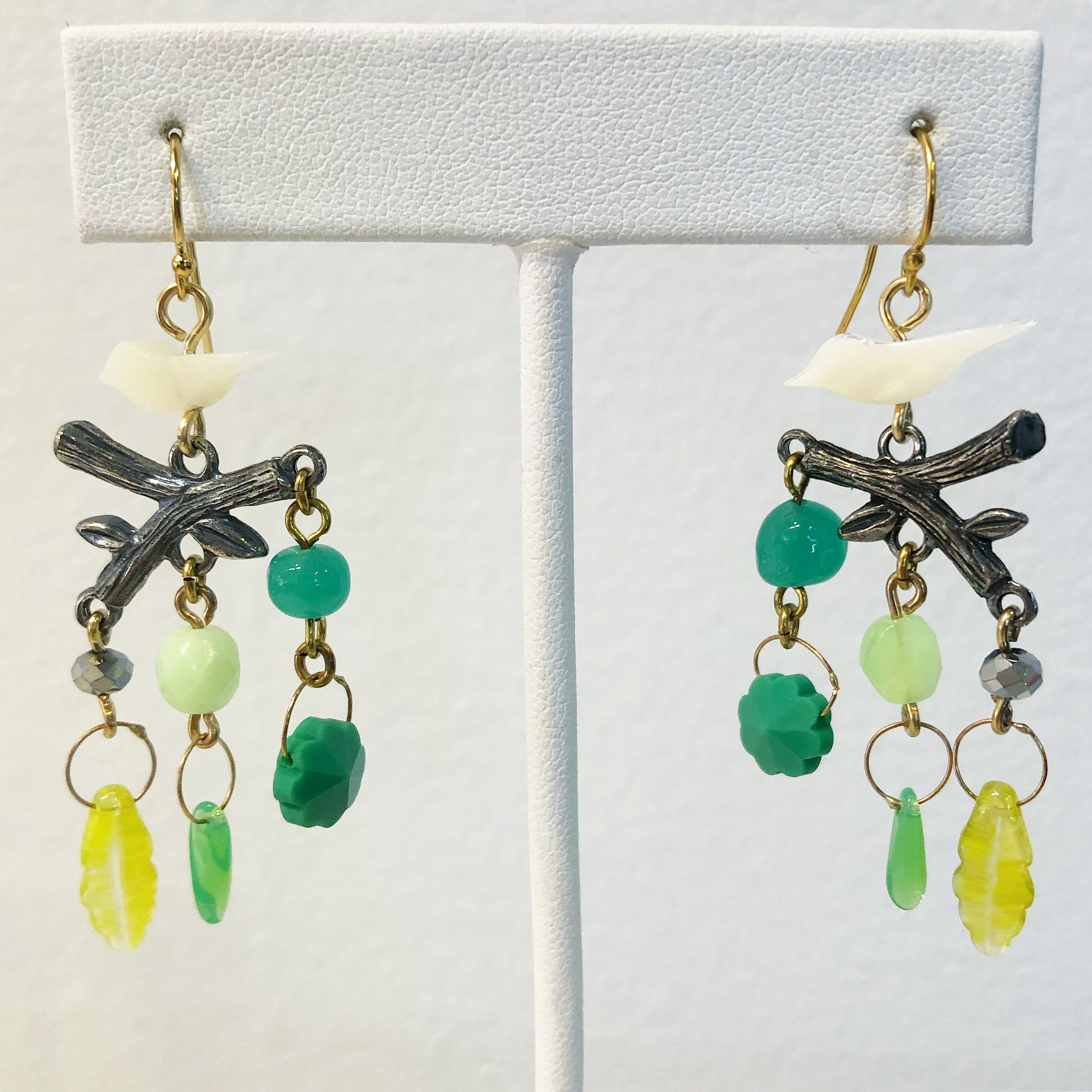 Branch & Bird earrings