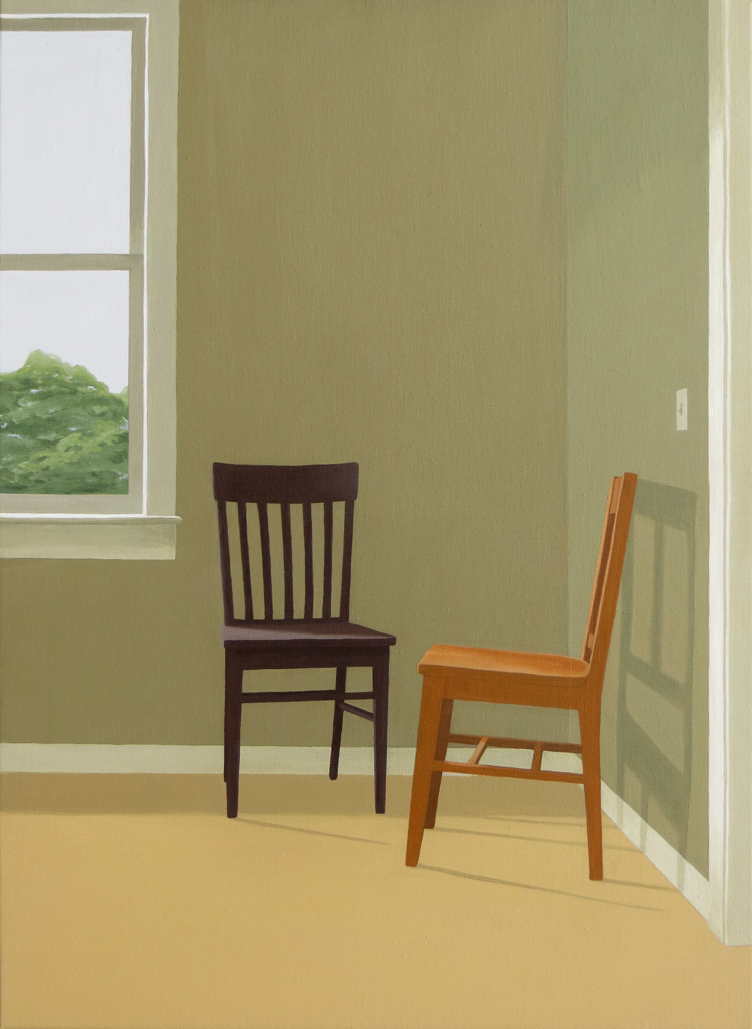Two Chairs by Window
