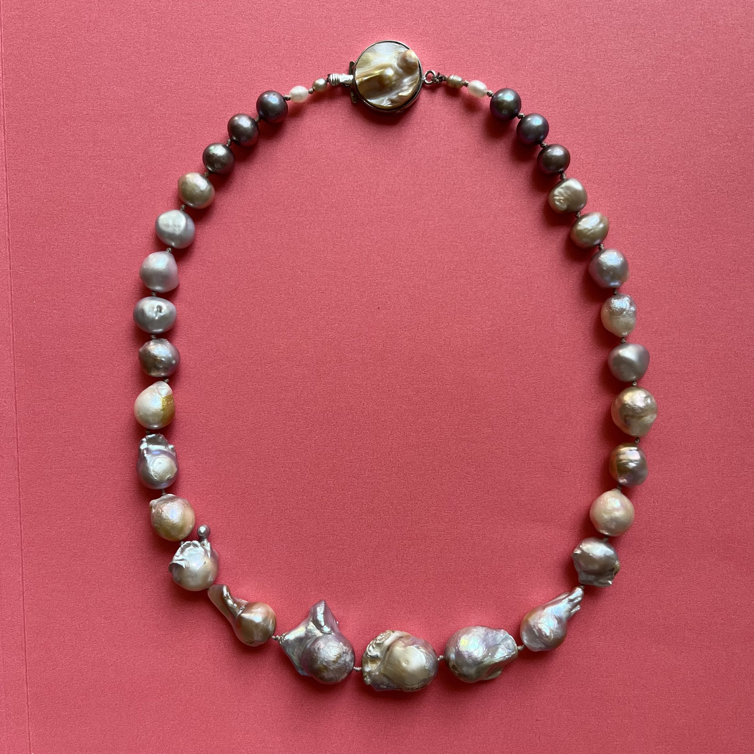 Grey Baroque Pearls