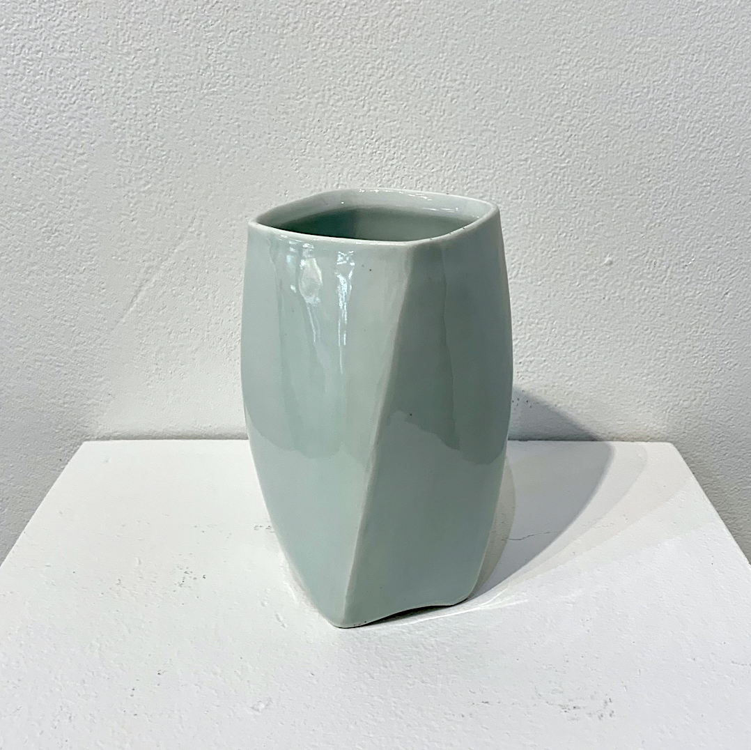 Squared Porcelain Vase