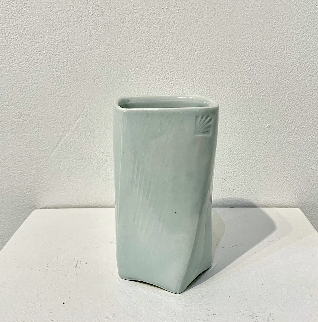 Squared Porcelain Vase