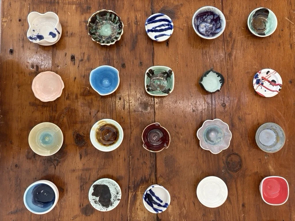 Tiny porcelain bowls
