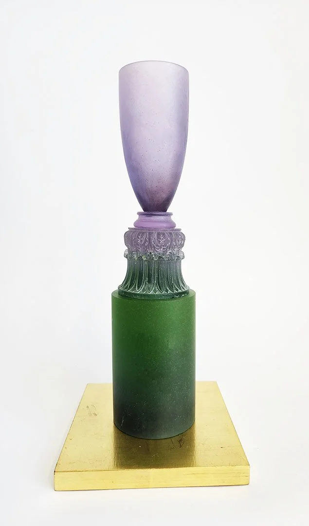Lavender-Green Artifact