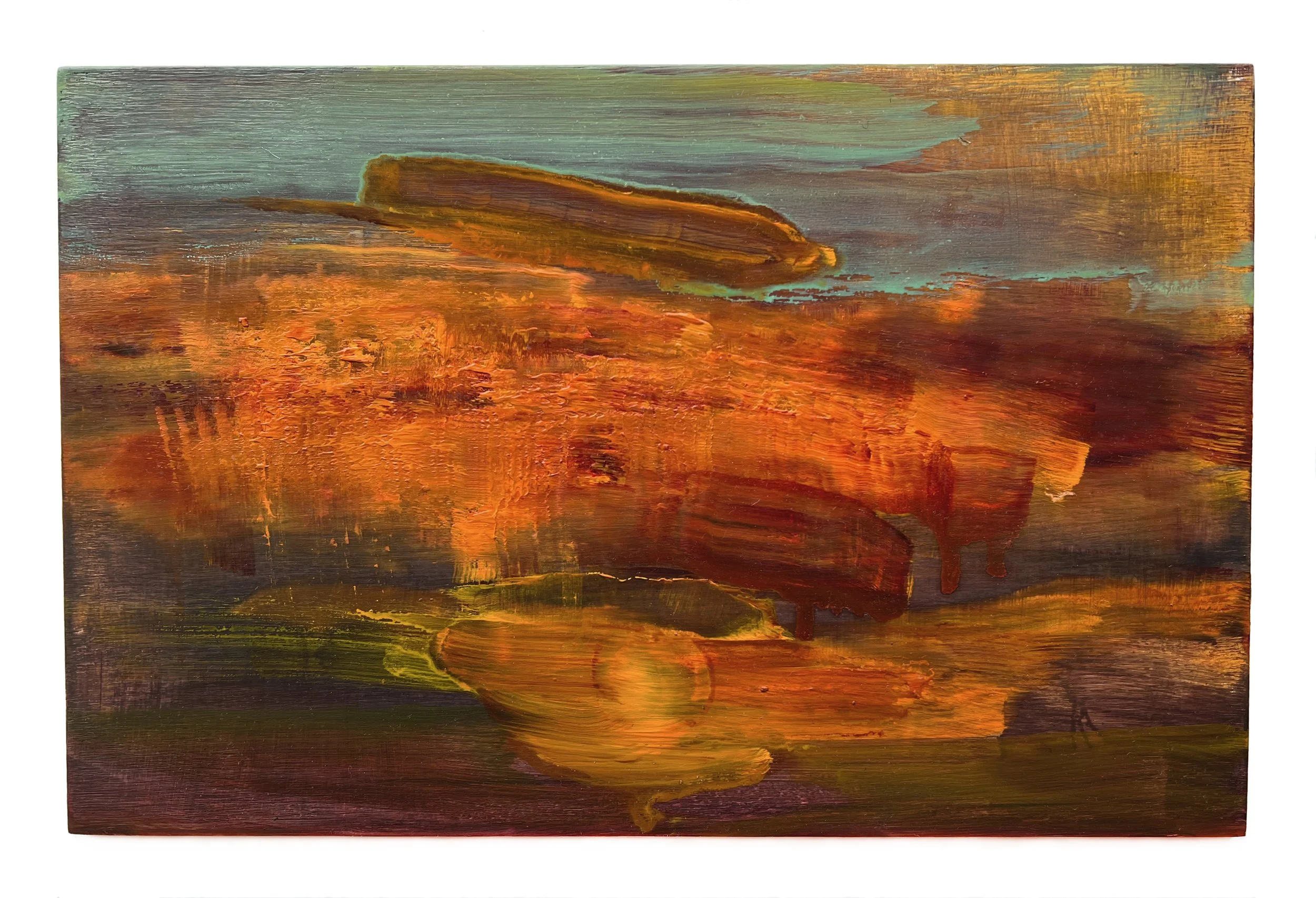  James Teschner, oil on panel 8" x 12" $2,250 