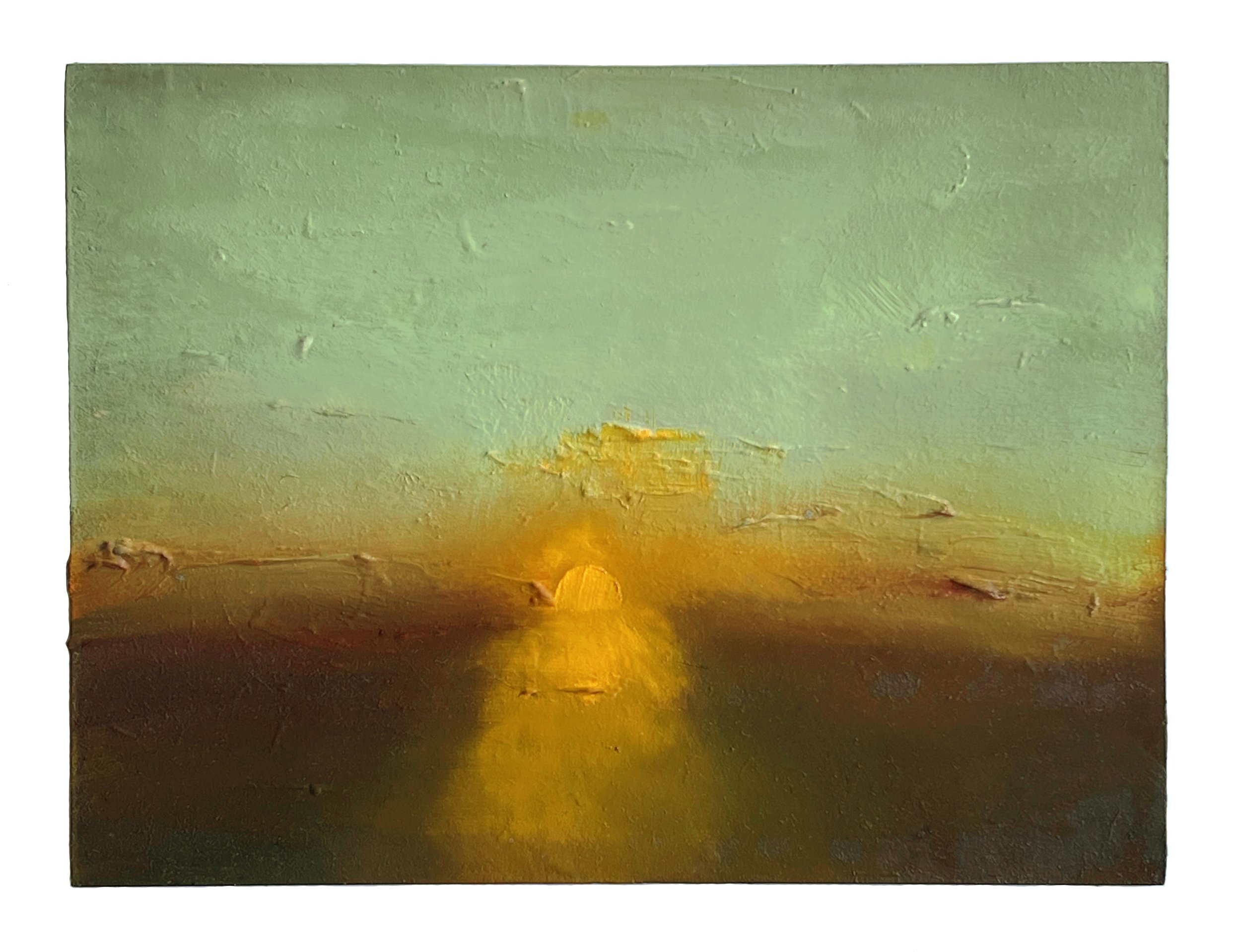  James Teschner, oil on panel 6" x 8" $1,600 