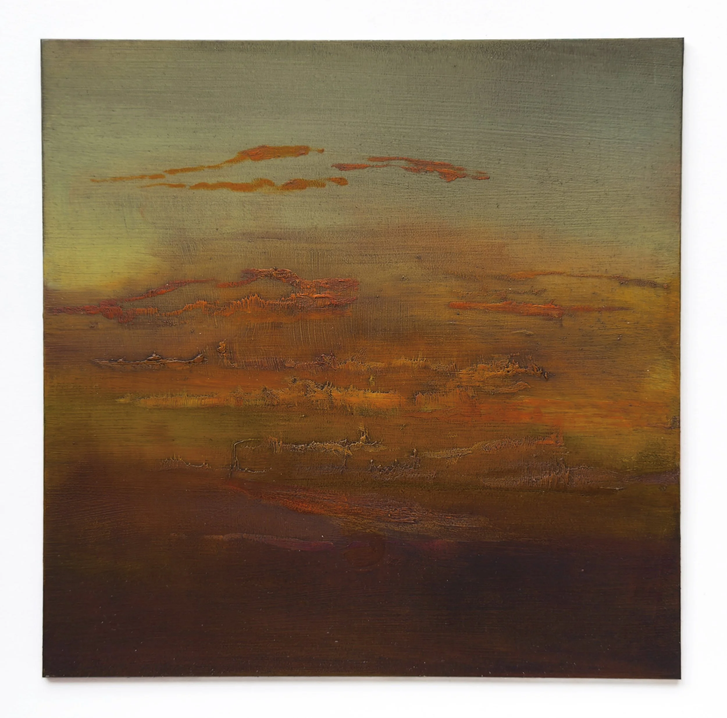  James Teschner, oil on panel 8" x 8" $1,800 