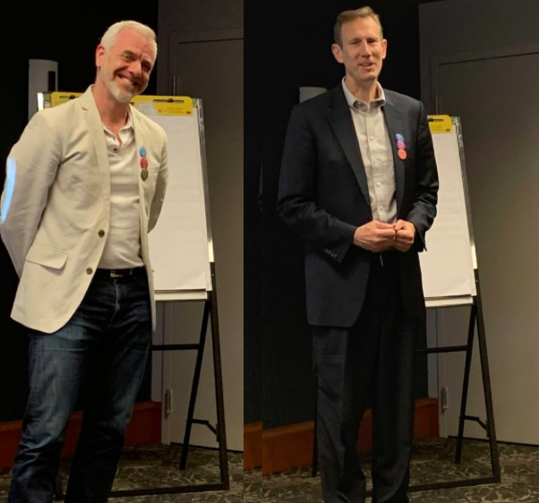 Brian and JP presenting at the CultureTalk Partner Day in Saratoga Springs, NY, June 2019