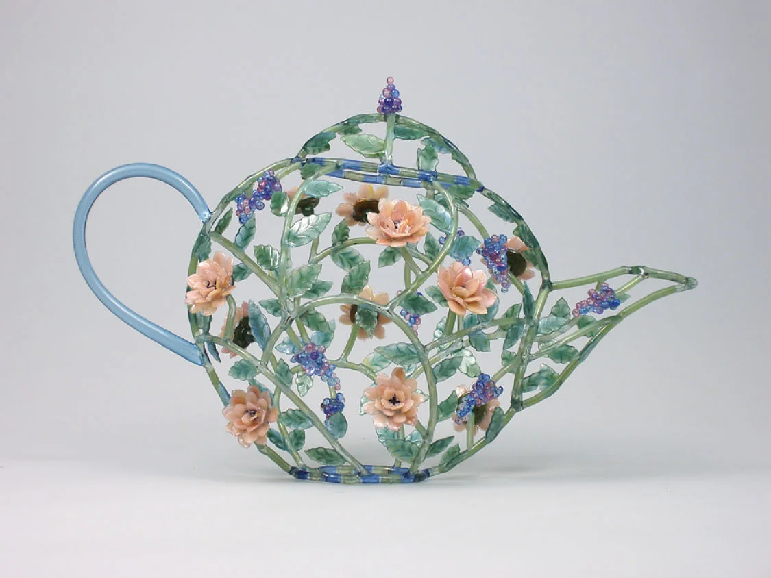 Small Grape Tea Pot