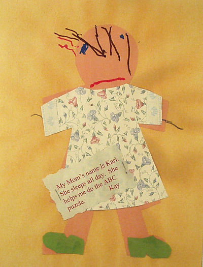 Portrait of the artist as a mother.