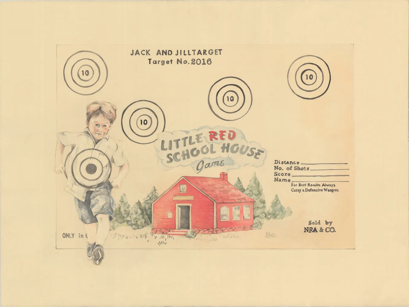 Little Red School House Target-2
