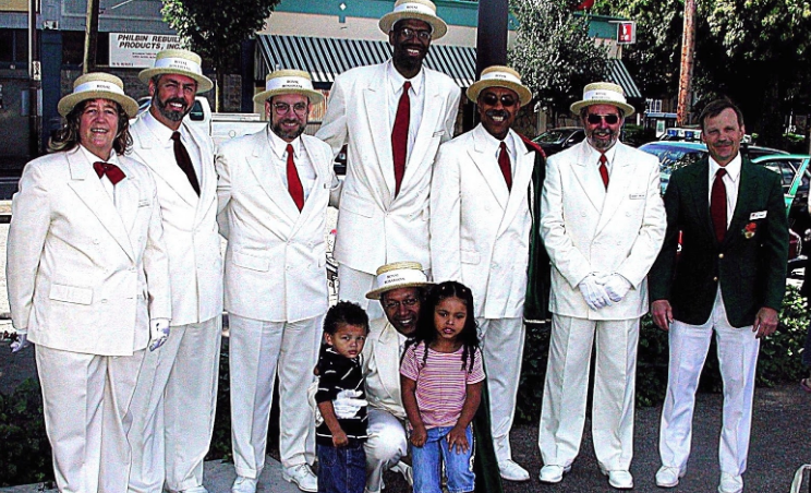 Me and my brother at Good in the Hood about 2005.