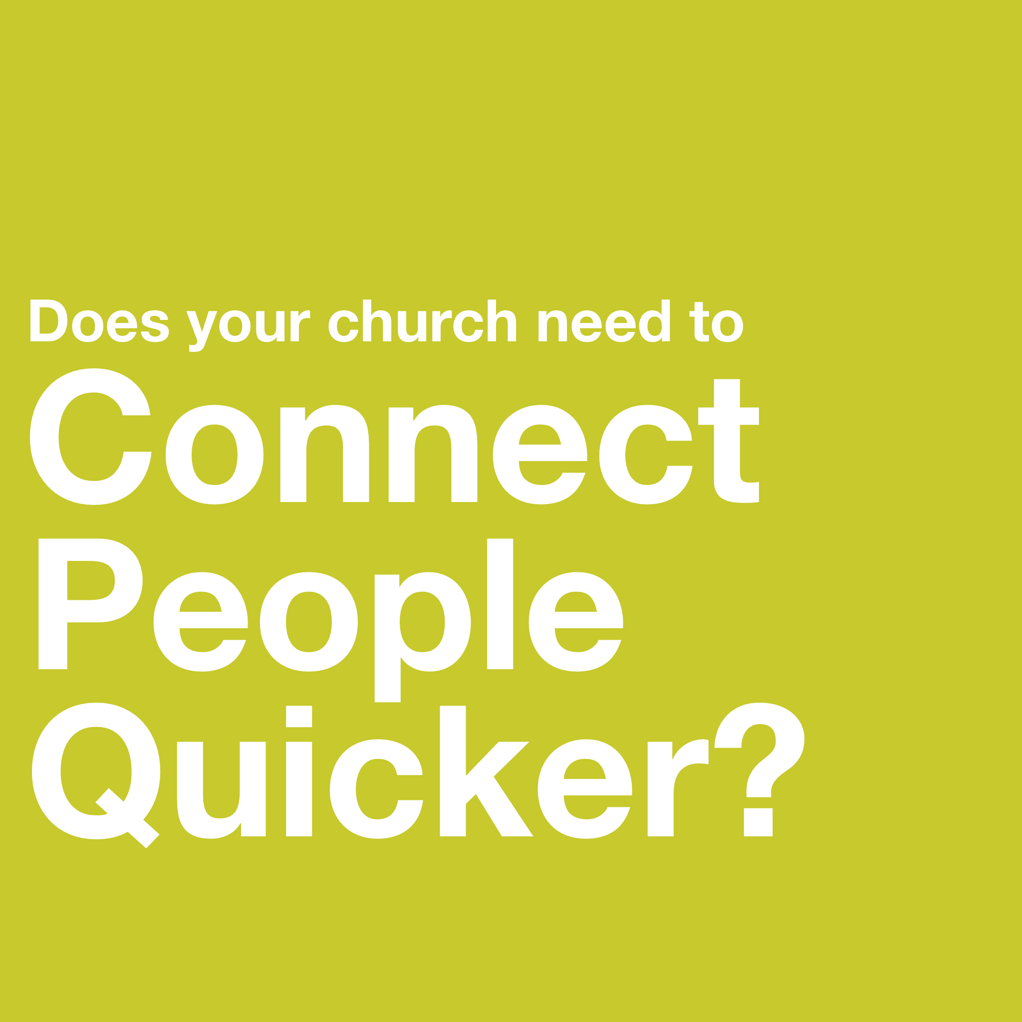 Connect People Quicker Coaching Group