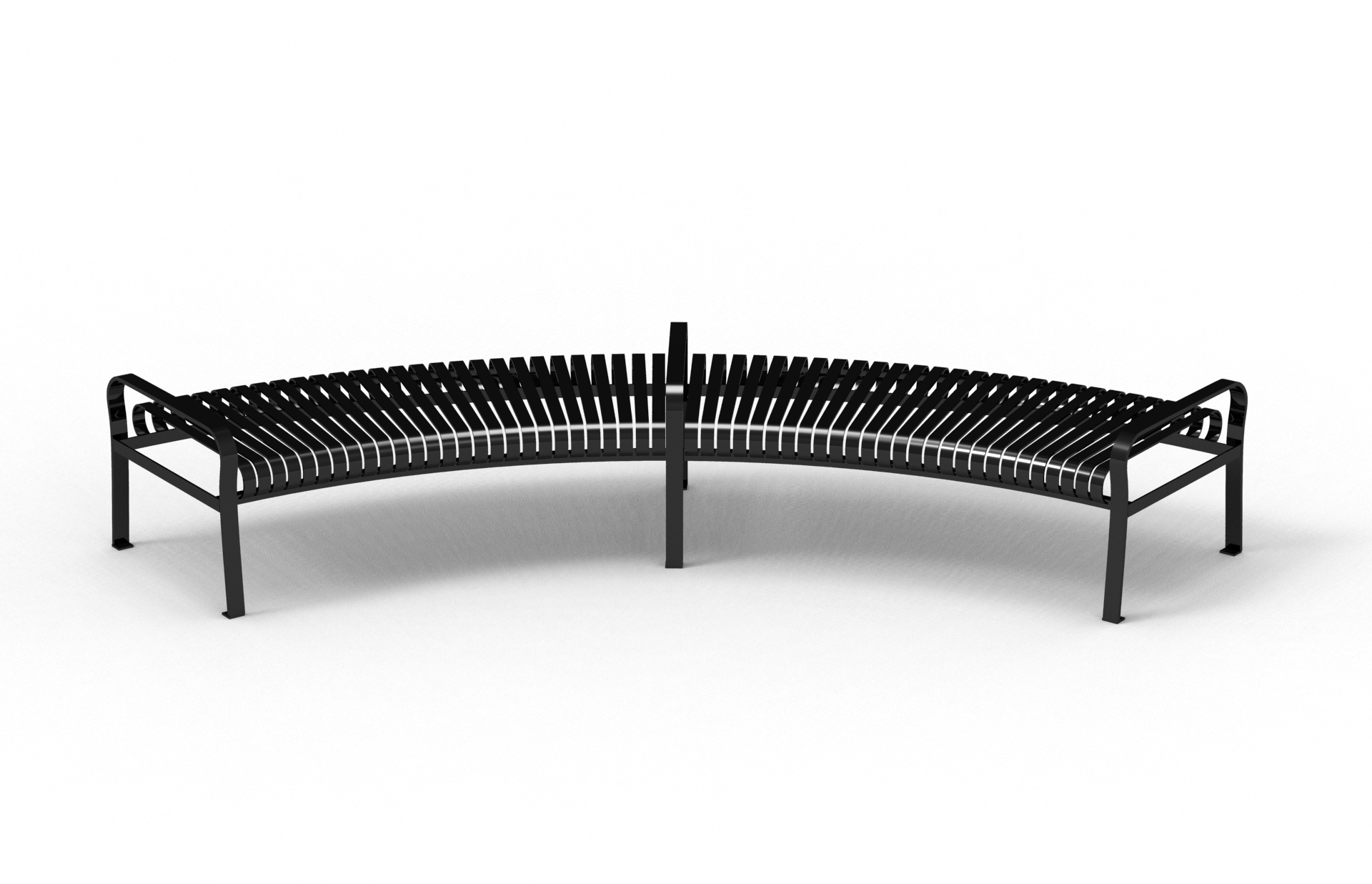 Semi-circle Bench