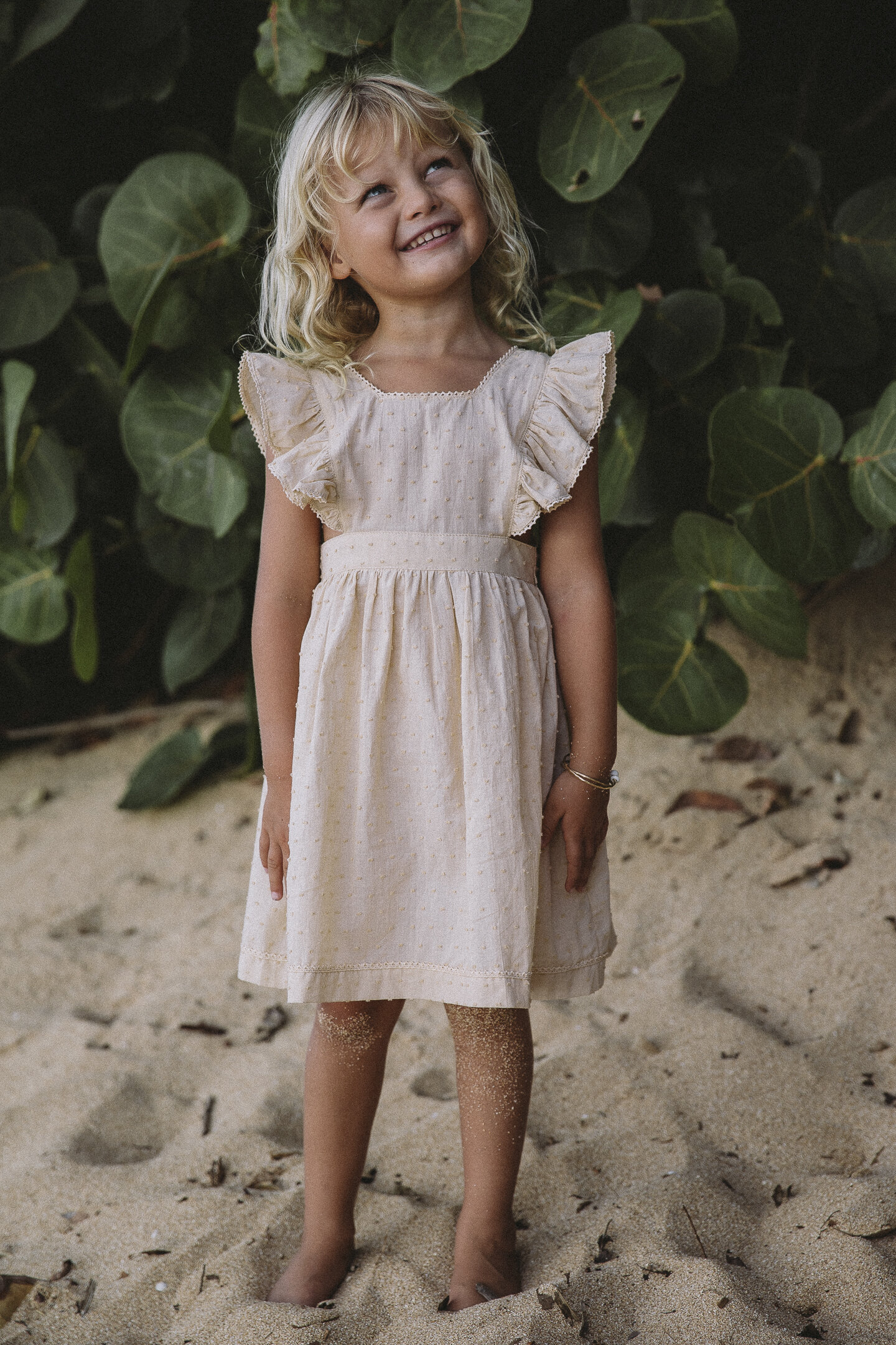 Penny pinafore in cream puff — Kara Thoms