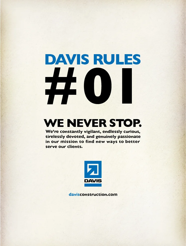 DAVIS "RULES" (Branding 2014)