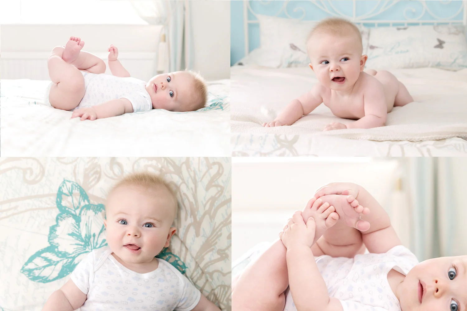 baby-photography-hemel-hempstead-boy-bed-at-home-cheeky
