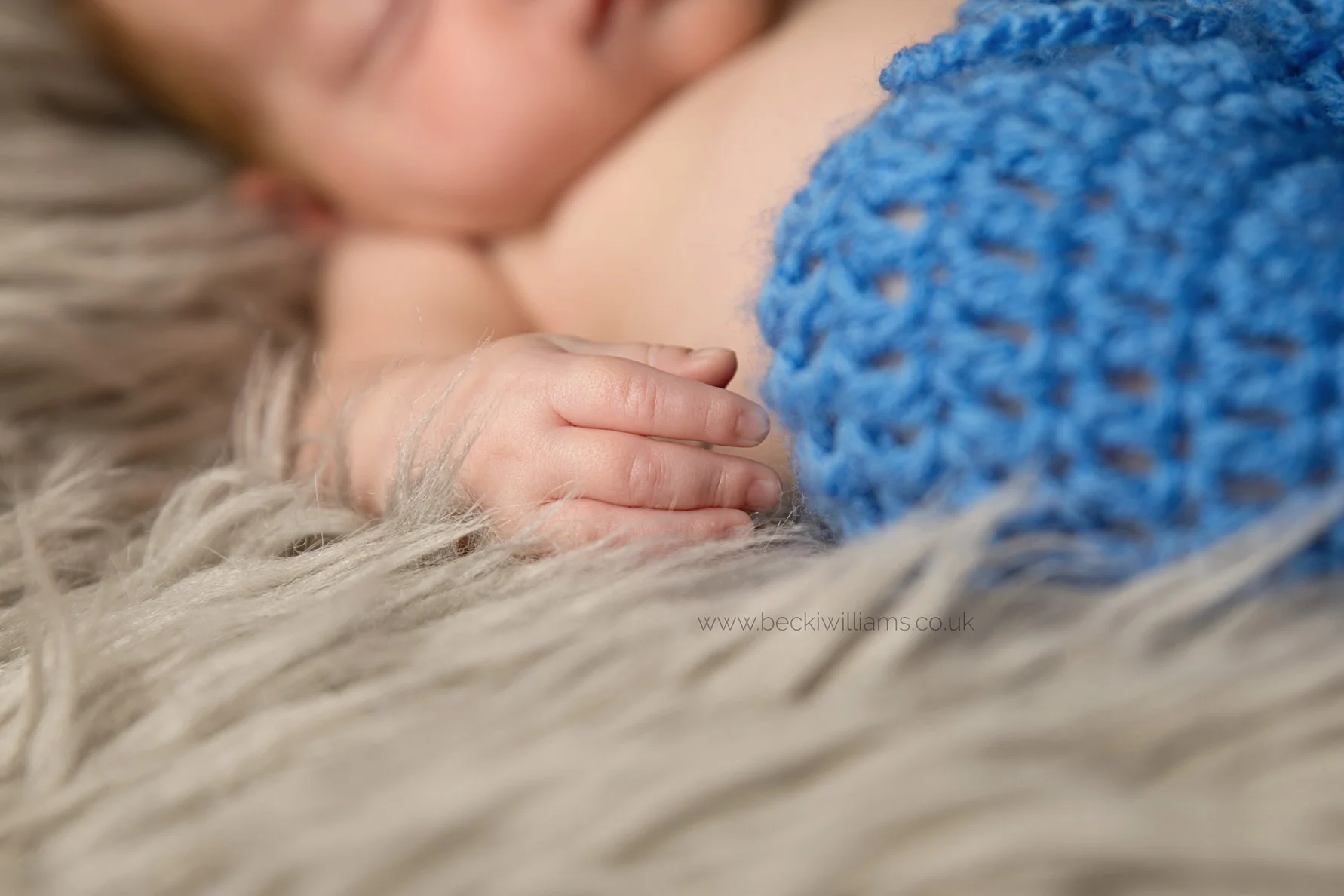 newborn baby boy's hand