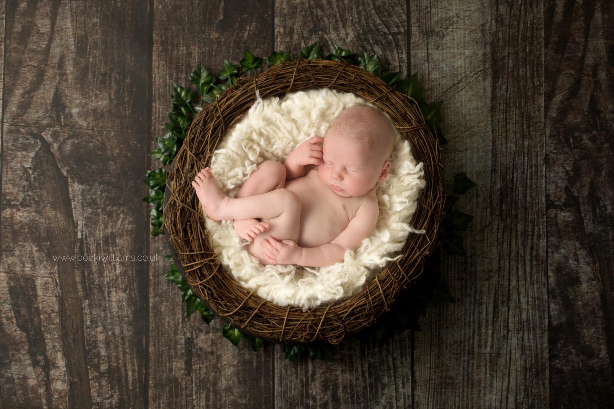 newborn-photography-hemel-hempstead-nature-leaves-natural