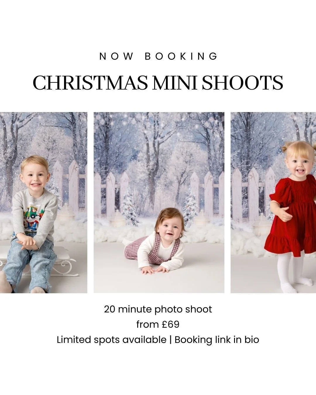 Milton Keynes Christmas Mini Shoots are LIVE!

If you've not yet booked, head over to my website to book your festive photo shoot now!

I am SO excited to see all of my regulars and meet lots of new families. 

#miltonkeynes #miltonkeynesmums #milton