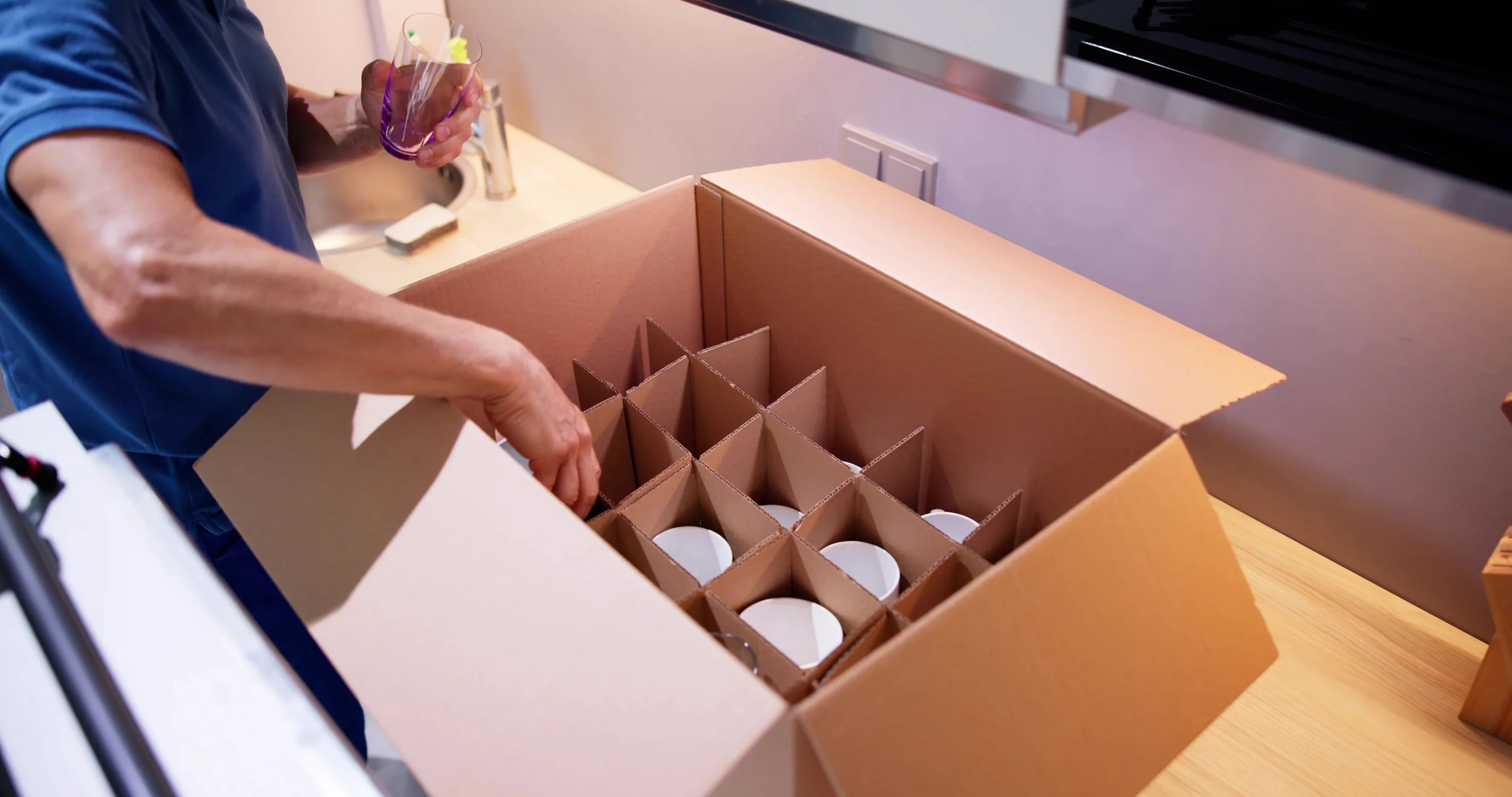 How to Pack Martini Glasses