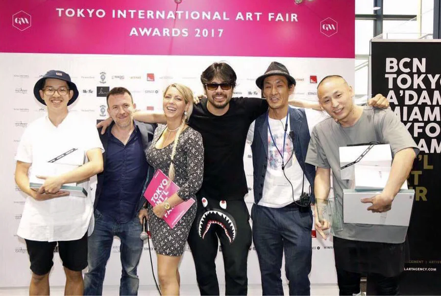From left to right: LOC, Mr Vallve, Ms Dinnage, Ben Mori, Mr Maruhashi, Shinichi Tashiro.