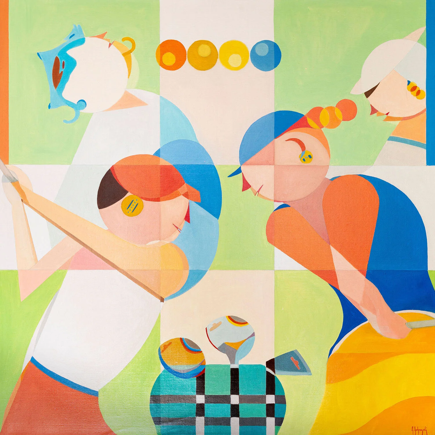 Annemarie Ambrosoli "Golf Competition"