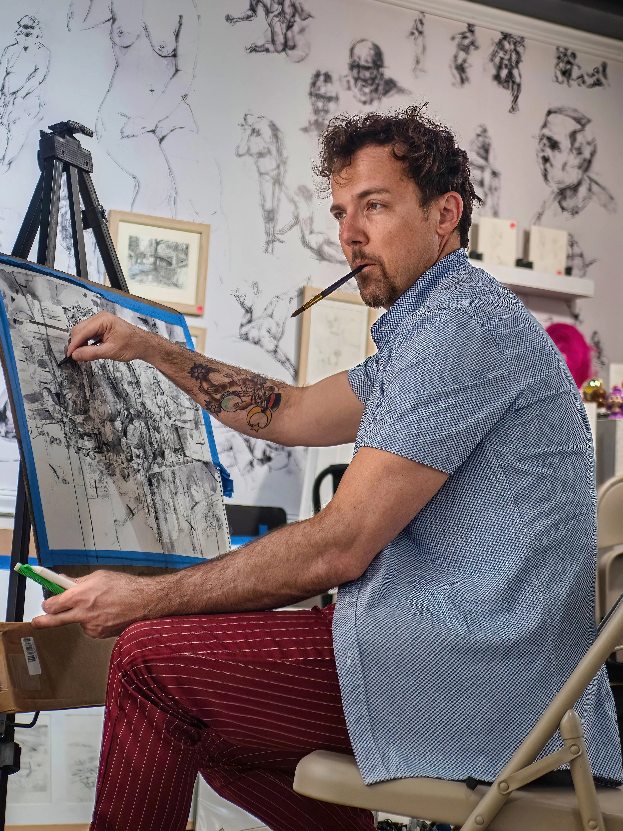 Nate Hester, magic realism and the language of maximalist collage - Tokyo International Art Fair Exhibitor.