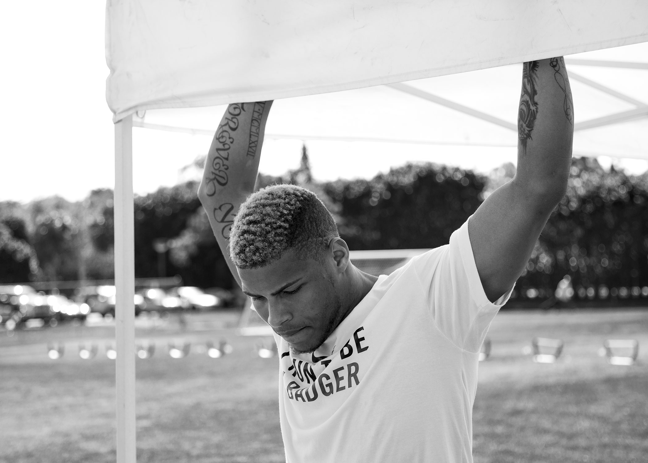 Arizona Cardinals S Tyrann "Honey Badger" Mathieu cover shoot for ESPN: the Magazine