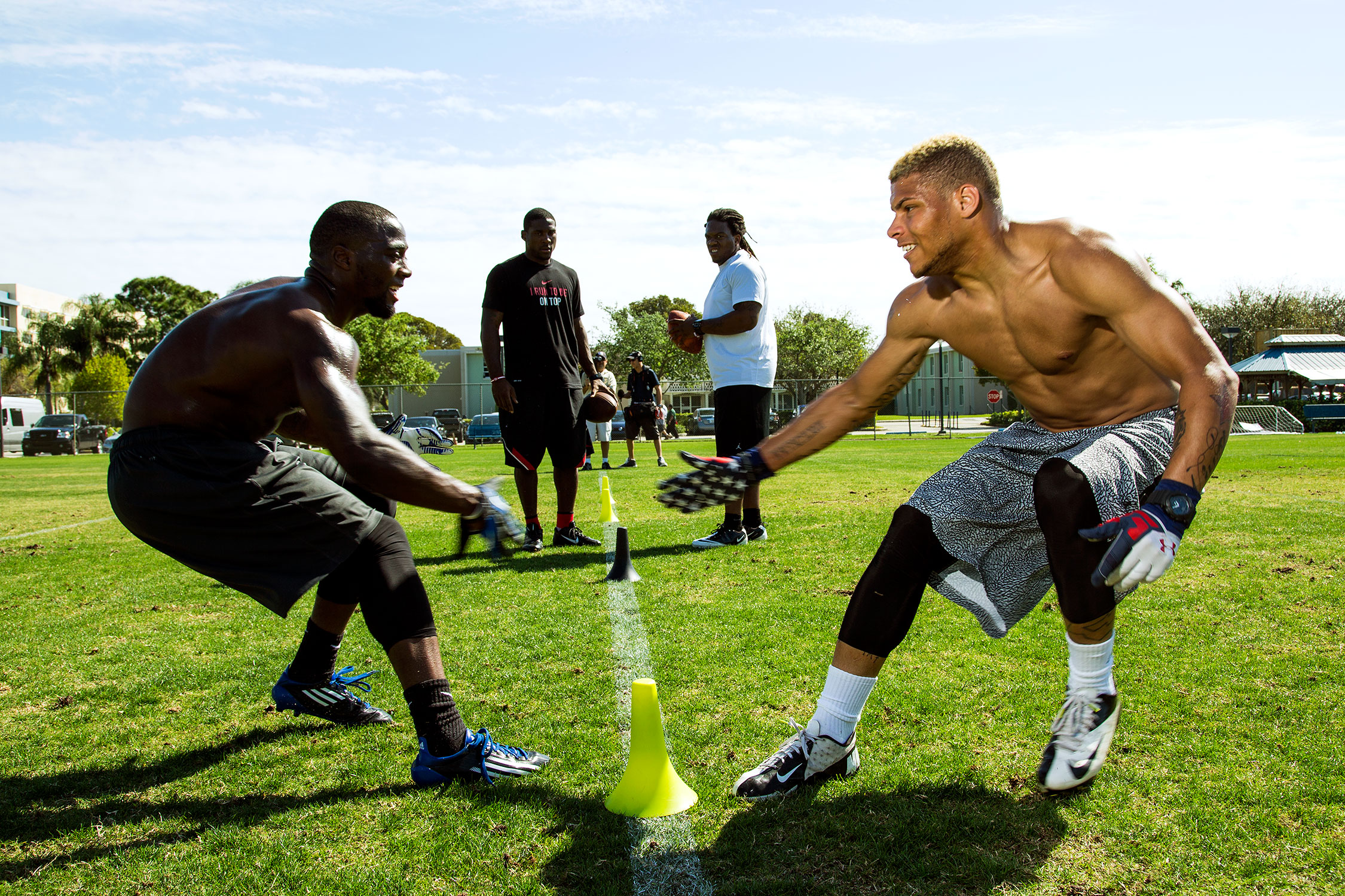 Arizona Cardinals S Tyrann "Honey Badger" Mathieu cover shoot for ESPN: the Magazine