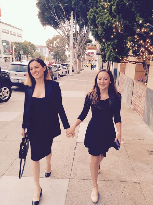 Founder Joliegazette.com , Juliet Belkin with daughter