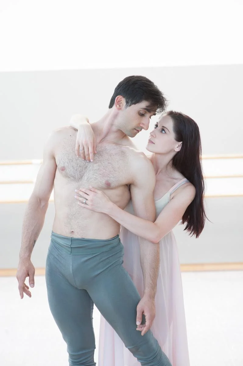 Vanessa Zahorian and Davit Karapetian. Photo by Lauri Levenfeld .