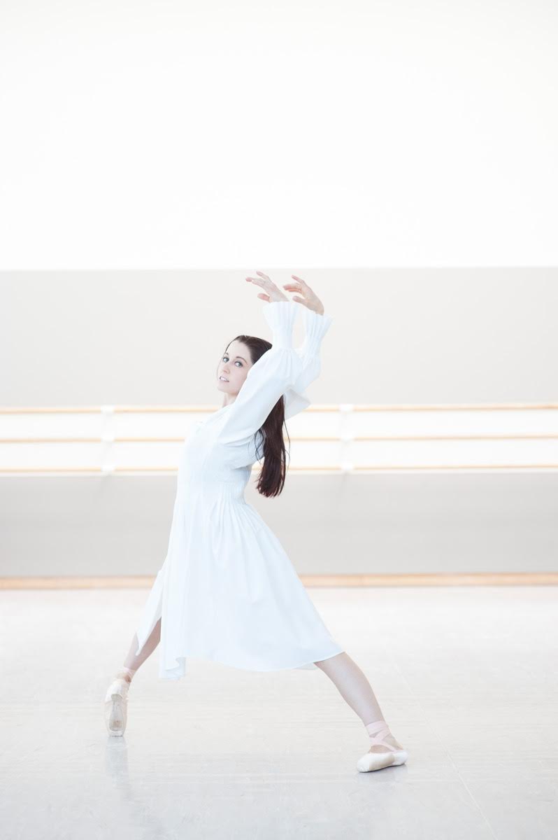 Vanessa Zahorian in Alexander McQueen dress. Photo by Lauri Levenfeld .
