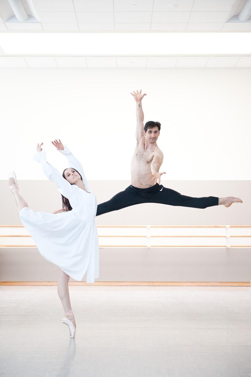 Vanessa Zahorian and Davit Karapetian. Photo by Lauri Levenfeld .