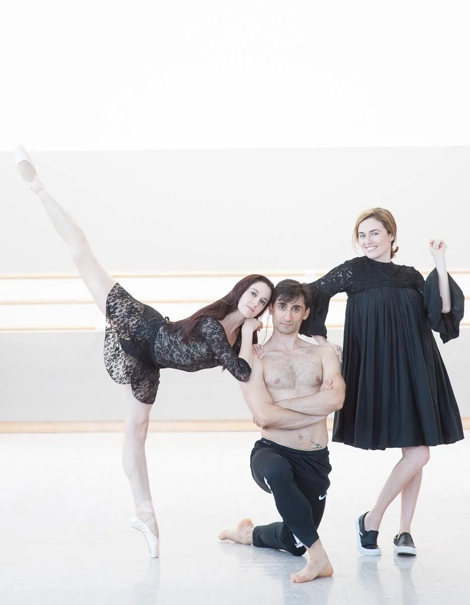 Vanessa Zahorian and Davit Karapetian. Photo by Lauri Levenfeld .