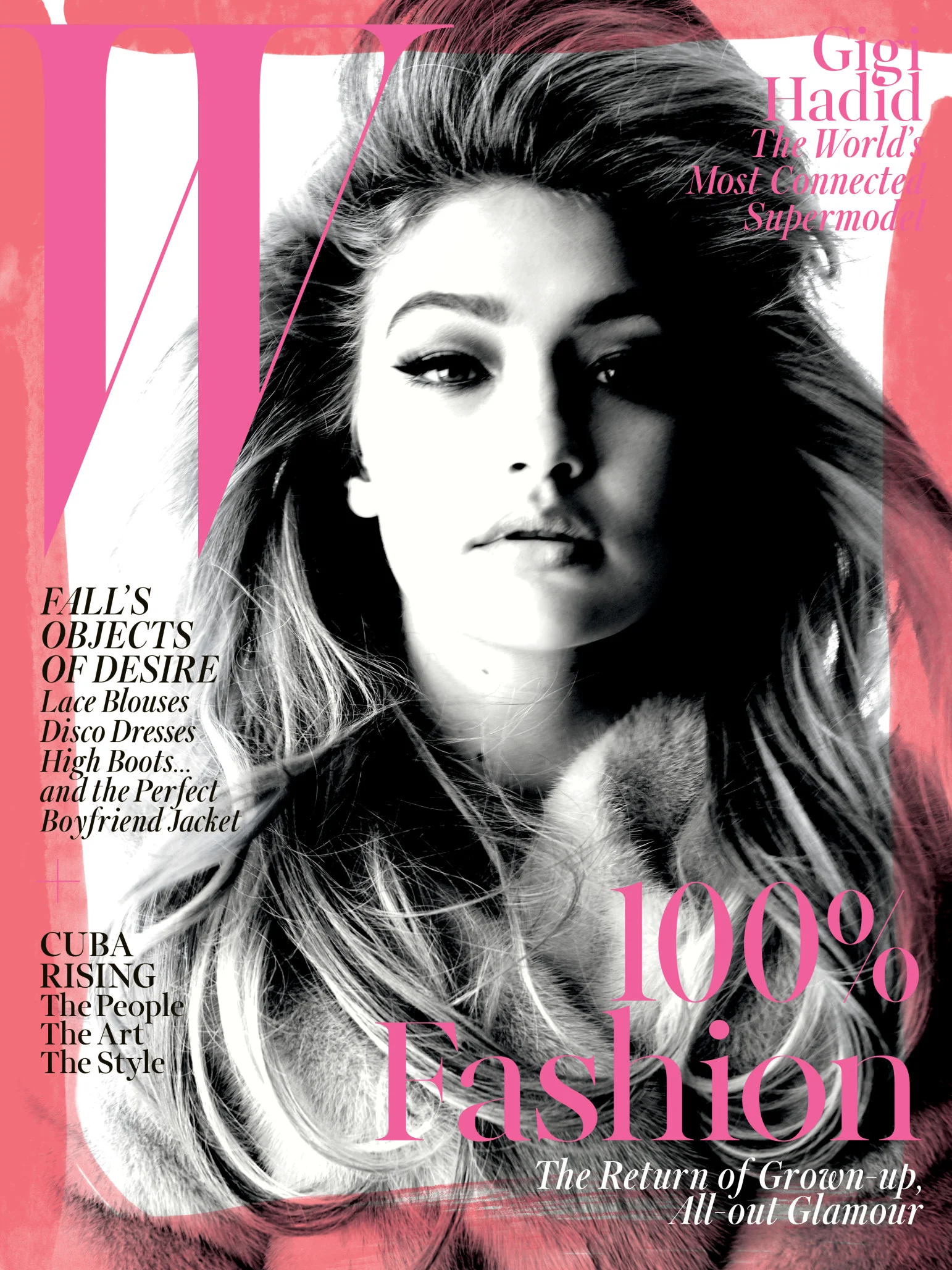 女性情報誌 W US Magazine Volume 8 2018 Gigi Hadid Gigi Hadid