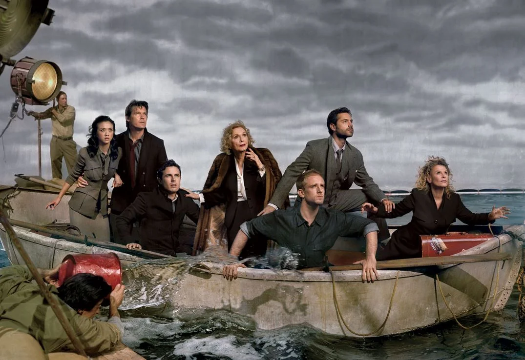 Lifeboat, 1944 From left: Tang Wei, Josh Brolin, Casey Affleck, Eva Marie Saint, Ben Foster, Omar Metwally, and Julie Christie. Photograph by Mark Seliger.