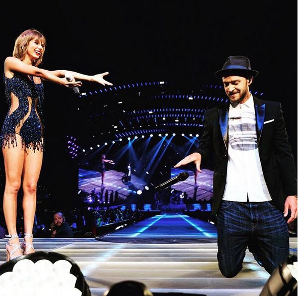 Justin Timberlake @taylorswift Instagram