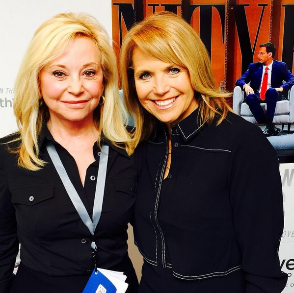 Julie Weinwright and Katie Couric