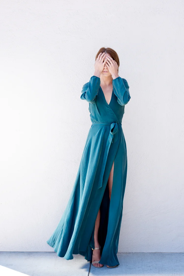 KAMPERETT Perfect wrap dress for Thanksgiving holidays. CLICK IMAGE TO SHOP