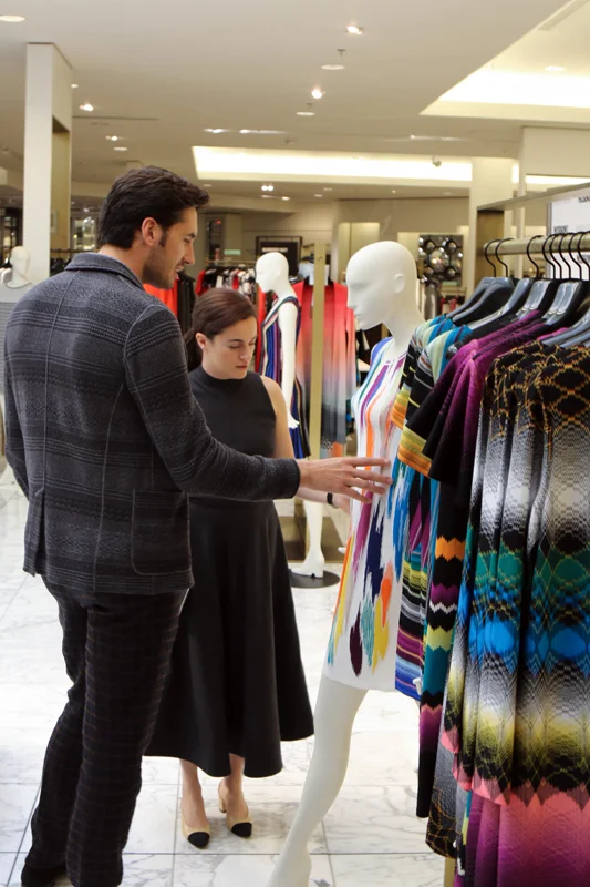 Missoni Dress inspired by Sonia Delaunay artwork.