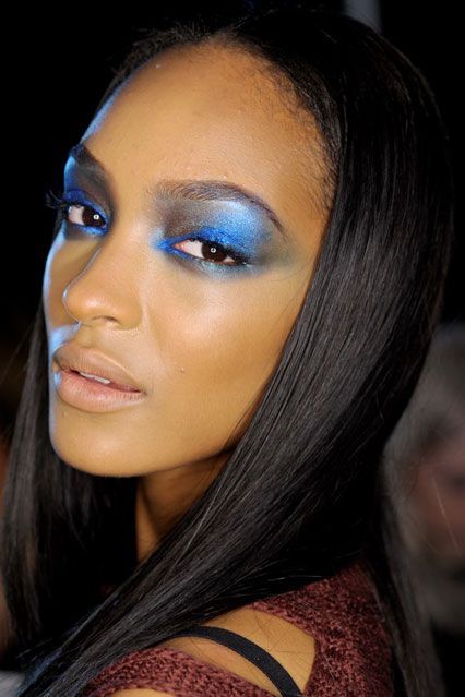 1. BLUE Accents of blue were prominent all week, especially on the eyelid!